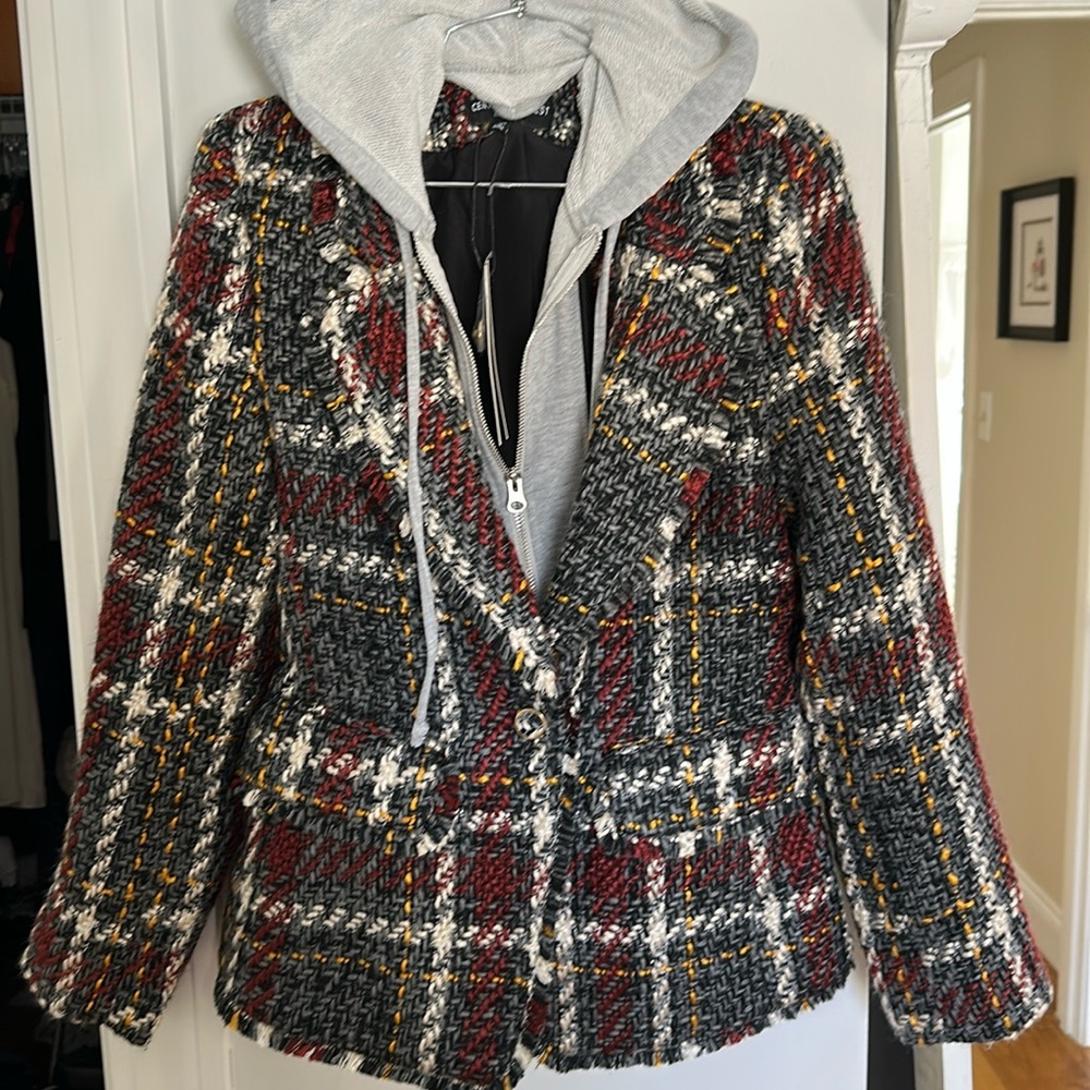 Central Park West hoodie blazer